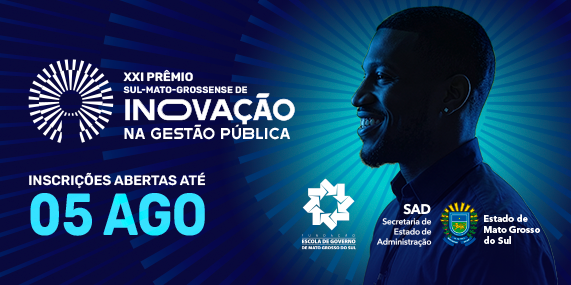 Banner Prêmio Sul-Mato-Grossense de Inovação na Gestão Pública
